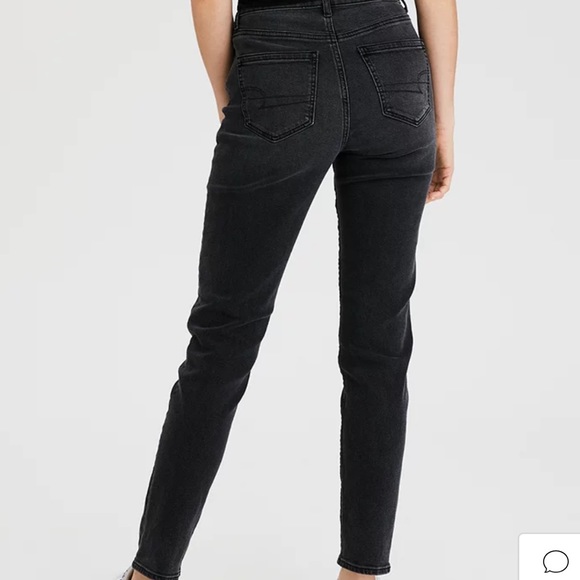 AE Mom Jean - Black - Size 6 - Picture 2 of 2